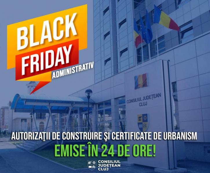 Kolozs Megyei Tanács: Adminisztratív Black Friday
A Kolozs Megyei Tanács különleges adminisztratív akcióval készül a Black Friday alkalmából. Ezen a napon a hivatalos ügyintézés keretein belül is lehetőség nyílik a kedvezmények kihasználására. Az esemény