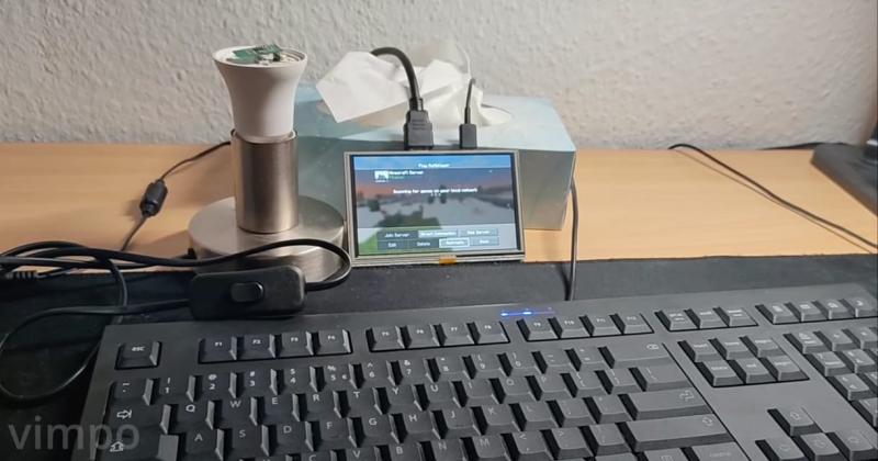 Energetizáló élmény: egy megfizethető LED égő világítja meg a Minecraft világát (videó)